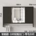 Tủ phòng tắm hoàn toàn bằng nhôm tủ gương thông minh tủ gương ẩn hộp gương phong thủy tủ gương phòng tắm ròng rọc kéo đẩy tủ gương treo tường Gương