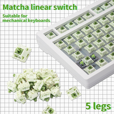 Вал 抹茶轴 机械键盘 5针 线性开关 操作力45g左右