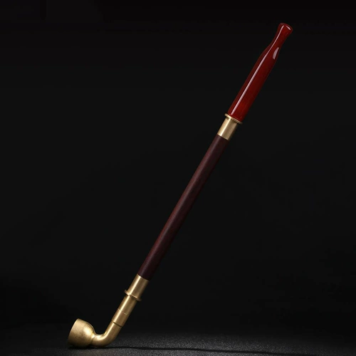 Расширение ручной красно -агат рот густой белый медный сигарет борьба с большим горшком из больших горшков чистый медная засуха сумка дыма старый традиционный подарок