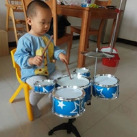 Большая игрушка, барабаны для начинающих, музыкальные музыкальные инструменты, гитара, 3 лет