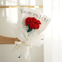 Красный чай улун Да Хун Пао с розой в составе, упаковка, Таиланд, в цветочек