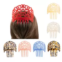 Spanish style Colorful Hair Combs Lady Hair Accessories Vint