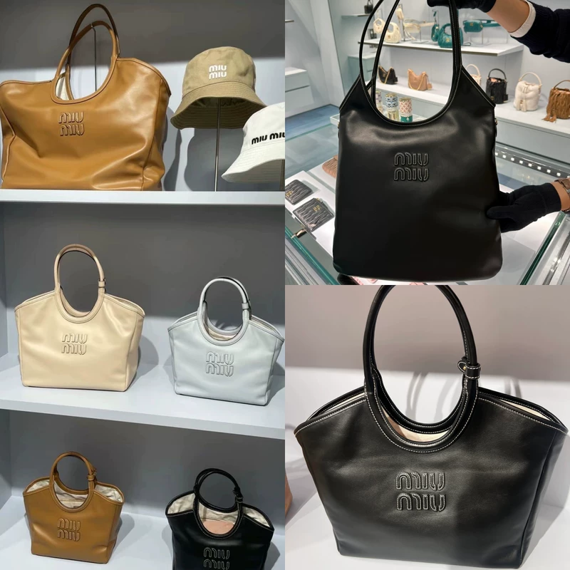 Miumiu, кожаная сумка через плечо, ручная сумка