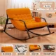 Hộ gia đình giải trí ghế bập bênh phong cách Bắc Âu ánh sáng sang trọng ban công hộ gia đình ghế sofa lười thoải mái chống bẹp ngả ghế bập bênh