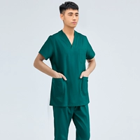 Хлопковые зеленые нарукавники, комплект, короткий рукав