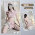 Đồng phục y tá cos đồng phục y tá nguyên chất Desire hottie nơ váy ngủ trang phục cosplay đồng phục nhà đồng phục mùa hè thoáng khí 