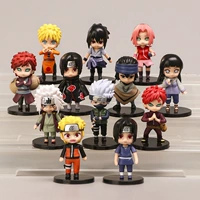 12pcs/set Naruto Anime?Shippuden Hinata Sasuke Itachi Kakash