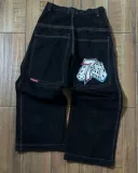 Jnco Jeans y2k Hap Hop Lucky 7 графическая печатная ручка мешковалась