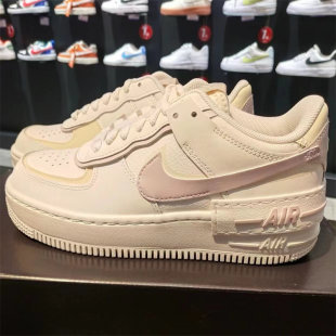 Nike Nike Women's Shoes Air Force1 Low Shadow Air Force No. 1 Macaron рисовый фиолетовый AF1
