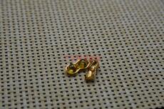 Украшения на шею 清代天然黄宝石吊坠老宝石花生形鎏金老项链坠子 老古玩古董收藏