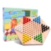 Yubo lớn người lớn trẻ em giáo dục bàn cờ trò chơi đồ chơi bằng gỗ trò chơi cha mẹ trẻ em (cờ đam) bộ rút gỗ Trò chơi cờ vua / máy tính để bàn cho trẻ em