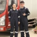 Bộ quần áo bảo hộ lao động dầu khí Trung Quốc Bộ quần áo bảo hộ lao động hàn Bông chống bỏng chống mài mòn Bảo hiểm lao động Bông một mảnh Dụng cụ mỏ dầu 