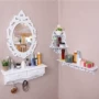 Gương phòng tắm treo tường Phòng khách châu Âu bàn trang điểm gương đơn giản thẩm mỹ viện trang điểm gương trong nhà treo tường gương thay đồ - Gương gương cổ điển