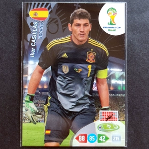 Panini Panini 2014 Звездная карта чемпионата мира по футболу 143 Испания Казильты