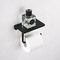 Выйти из немецкого черного бумажного полотенца туалетная мобильный телефон стоящий на полке на полке рукалка для бумажной стойки