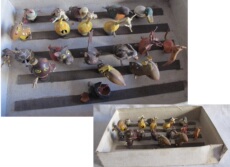 Деревянная кукла 老玩具 怀旧 少见 带磁铁