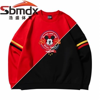 Li Ning Disney Mickey Chung nam Loose Loose Thể thao Áo len cao cổ AWDNB79-1 2 3 - Thể thao lông cừu / jumper áo khoác hoodie nam đẹp