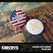 [Wukon] Farcry Far Cry 5 trò chơi Far Cry xung quanh túi huy hiệu Treo Eden - Game Nhân vật liên quan