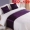 Khách sạn Khách sạn lanh giường màu Khăn khách sạn sang trọng của khách sạn dưới chân người chạy bàn giường pad giường cờ giường cuối giường bìa - Trải giường