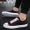 Giày nam mùa thu giày thủy triều mùa thu 2018 mới Giày vải mùa đông phiên bản Hàn Quốc của xu hướng giày nam màu đỏ hoang dã giản dị giày thể thao giá rẻ