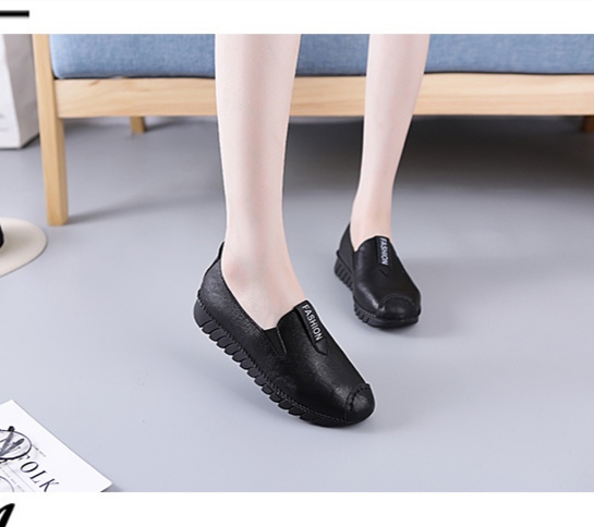 1701 Black2021 Spring and summer Women's Shoes Doug shoes soft sole non-slip pregnant woman Flat bottom Single shoes female comfortable Mom shoes Mountaineering Running shoes