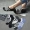 Vớ thuyền mùa hè của nam giới 祙 bông tinh khiết miệng nông không trơn trượt giày đậu Hà Lan và tất đầy đủ vớ vô hình kéo tất khử mùi màu đen và trắng - Vớ mắt cá chân