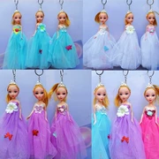 Hot silicone gelatin búp bê váy cưới công chúa váy chân dài búp bê đẹp mặt dây chuyền đồ chơi quà tặng - Khác