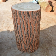 Gỗ khối cây gỗ trụ hoa đứng cây bạch đàn gốc chạm khắc băng ghế gỗ tròn bằng gỗ trang trí trụ trà gốc cây - Các món ăn khao khát gốc