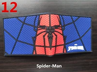 Серия Marvel Spiderman Spiderman Anime Person Pu Short Walle Wallet Gifts