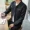 Denim jacket nam cá tính hai màu áo khoác thanh niên sinh viên khâu Tiếng Anh thêu denim Hàn Quốc phiên bản của áo khoác mỏng trang phục