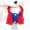 Quần áo thú cưng cún con chó mèo trang phục gấu Teddy Xiong Bomei mô hình mùa xuân và mùa thu cộng với phim hoạt hình nhung dễ thương cổ tròn - Quần áo & phụ kiện thú cưng áo phao cho chó