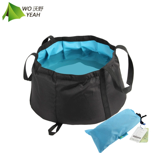 Двухэтажный складной портативный таз для путешествий, ведро, увеличенная толщина