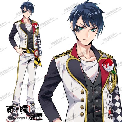 taobao agent [Rain Hitoma Man House] Twist of Wonderland COS service Red Heart DEUCE COSPLAY suit