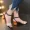 2018 từ khóa mới sandal nữ mùa hè với đế dày đơn giản với giày cao gót hoang dã kiểu La Mã hở ngón cho học sinh dép havaianas
