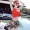 Bộ đồ bơi áo tắm lưới màu đỏ 2019 mẫu mới cho nữ mẫu quần áo bơi chia tay nữ võ sĩ bảo thủ - Bộ đồ bơi hai mảnh