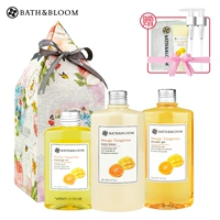 Thai Bath & Bloom Mango Chăm Sóc Cơ Thể Citrus Bộ 3 Tinh Dầu + Rửa Cơ Thể + Nước Thơm Cơ Thể lăn khử mùi