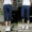 Mùa hè của nam giới quần short denim triều nam ngắn quần đoạn mùa hè Hàn Quốc Slim mỏng quần chân quần 7 điểm style nam