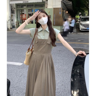 taobao agent Pleated skirt, summer dress, long skirt, 2023 collection