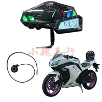 Kawasaki Little Ninja Yongyuan Battle Battle Motorcycle Sports Car Street Runging Wing Tiger Code Watch LCD Электронные инструменты сборка