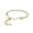 Pan Jiazhu 925 sterling bạc cơ sở mở vòng đeo tay rắn chuỗi xương nữ lỏng hạt trang sức vòng đeo tay phụ kiện - Vòng đeo tay Cuff