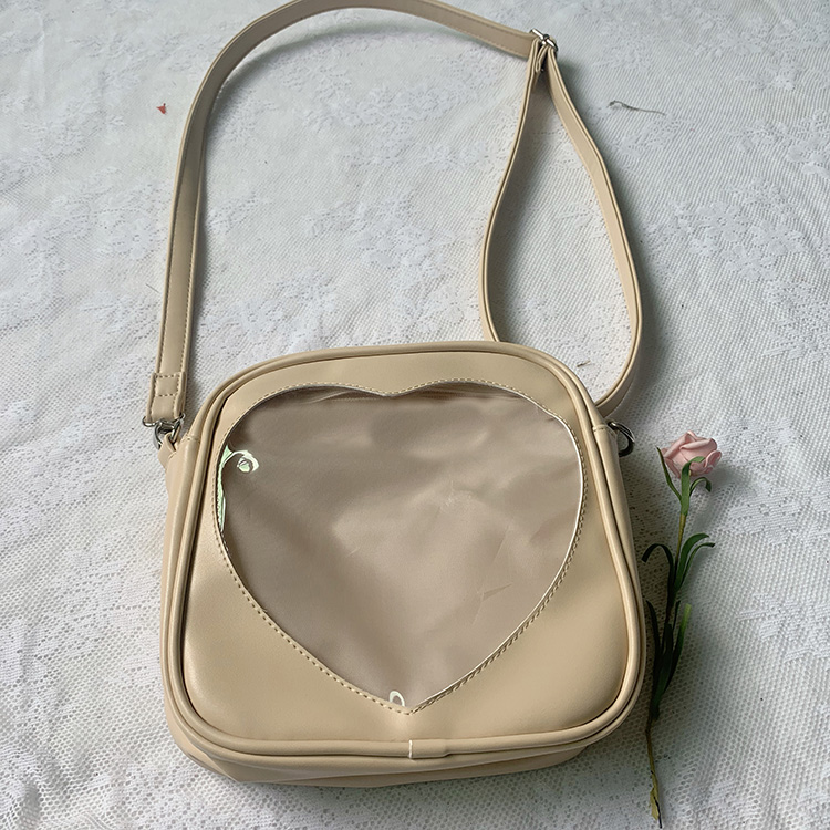 Formula Xiaotongbao Milk Tea In StockCherry sauce daily Basics Prick Baji Small Pain bag One shoulder Inclined shoulder bag Simplicity Japan and Korea Mobile phone bag JK Female bag PU