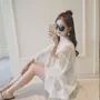2018 new sun bảo vệ quần áo khăn choàng ladies summer voan cardigan ren Hàn Quốc phiên bản của ngắn áo khoác mỏng áo khoác áo kiểu trung niên