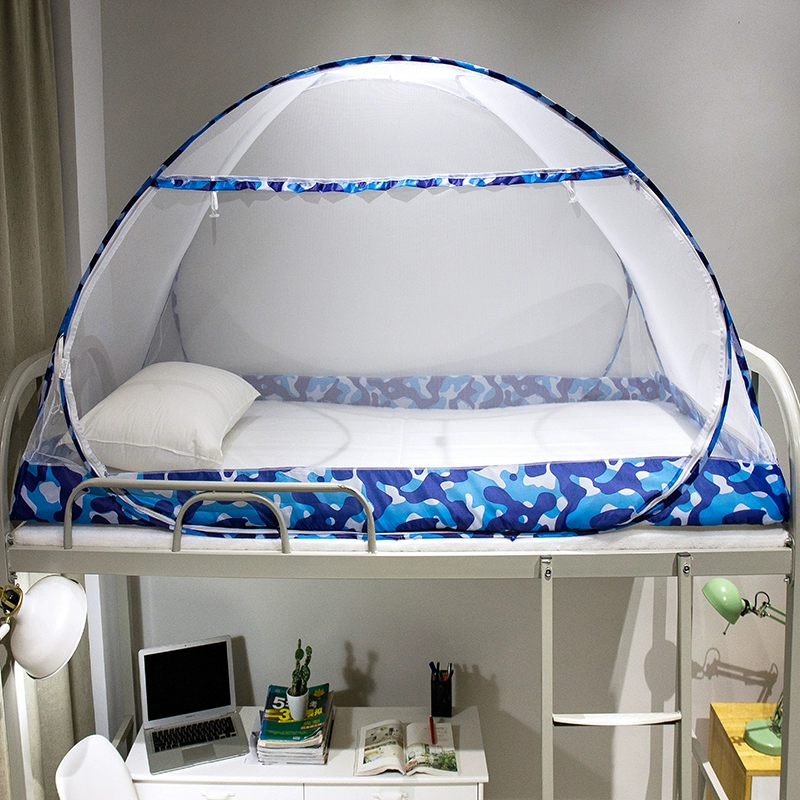 Ký túc xá trường học đơn giản 90cm mùng lưới sinh viên giường tầng hóa đơn người miễn phí lắp đặt yurt 1m gấp zhang - Lưới chống muỗi
