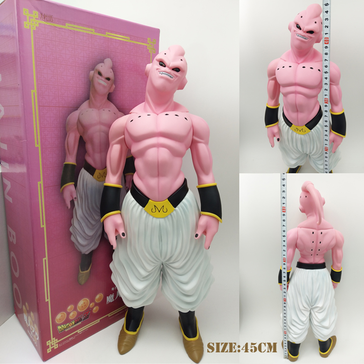 Large Size Box 45Cmfree shipping Dragon Ball DRAGONBALL Super giant large pvc  Buu  vehicle Ornaments Cat paste Z The devil Toys gift