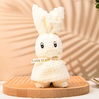 Белый кролик, полотенце, 30×30см