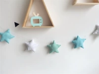 5 звезд зеленые и белые+полосы