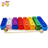 Orff dạy âm thanh gạch tám khối điều chỉnh tiêu chuẩn trẻ em bộ gõ đơn 8 âm thanh đồ chơi âm nhạc trẻ em piano cho trẻ em