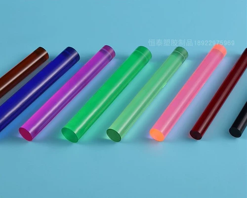 Цветовая полу -трансплановая акриловая палочка стержневой стержень Органический стеклянный пузырь