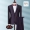 Bộ đồ phù hợp với quần lửng nam ba mảnh phiên bản Hàn Quốc của bộ đồ nhỏ chuyên nghiệp trang phục chú rể trang phục chú rể - Suit phù hợp quần âu