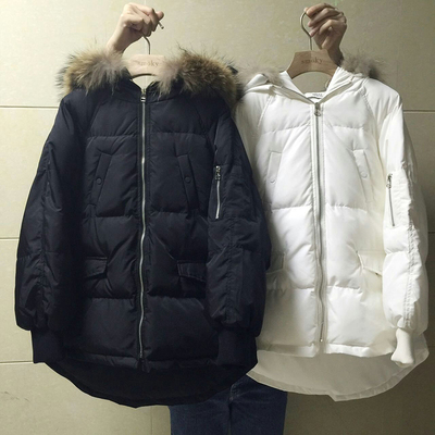 韩国smoky正品冬装短款加厚保暖连帽羽绒服棉衣面包服外套上衣女